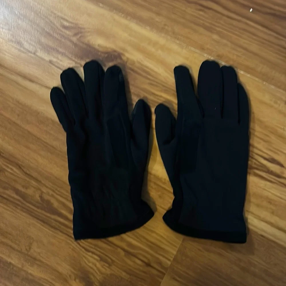 Excellent pair of men’s Thinsulate gloves, black size medium - Picture 1 of 7